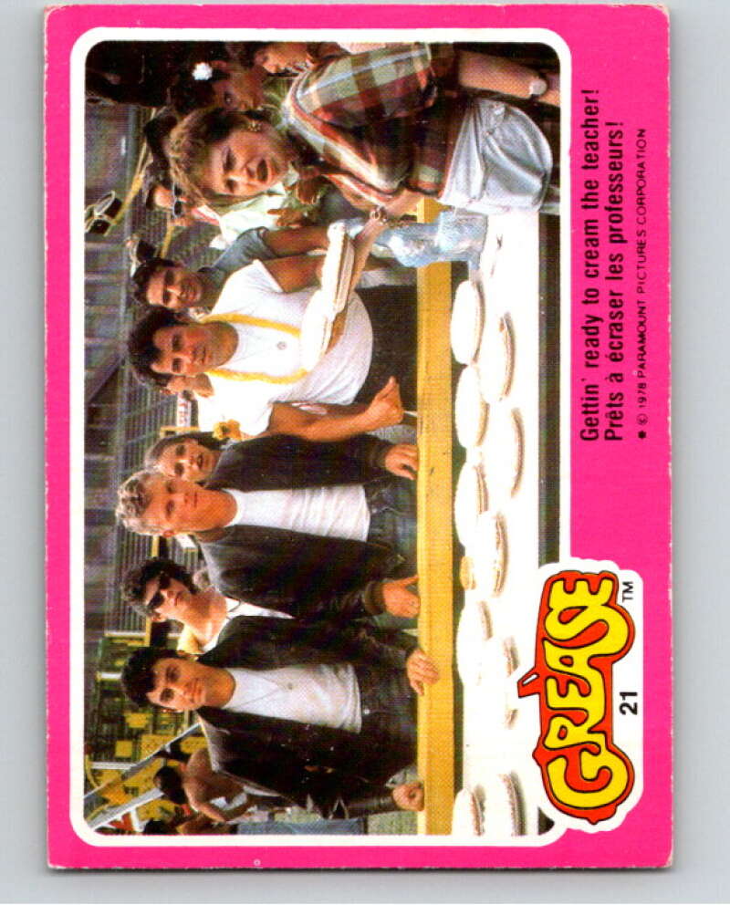 1978 Grease OPC #21 Gettin' ready to cream the teacher! V74652 Image 1