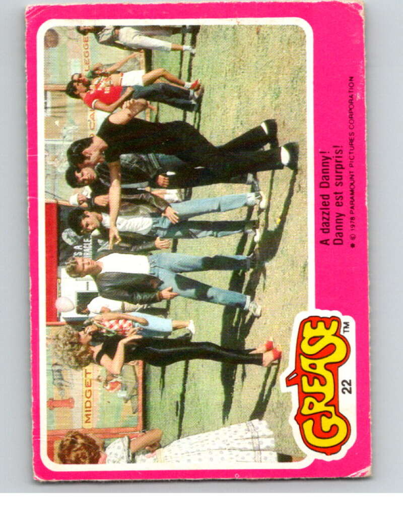 1978 Grease OPC #22 A dazzled Danny! V74655 Image 1