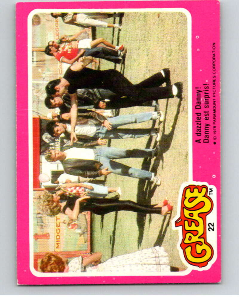 1978 Grease OPC #22 A dazzled Danny! V74656 Image 1
