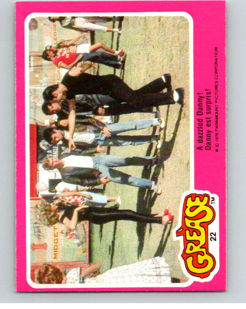 1978 Grease OPC #22 A dazzled Danny! V74657 Image 1