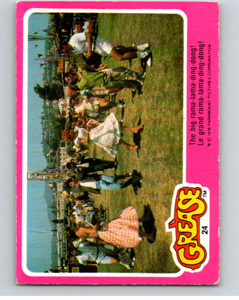 1978 Grease OPC #24 The big rama-lama-ding-dong! V74658 Image 1