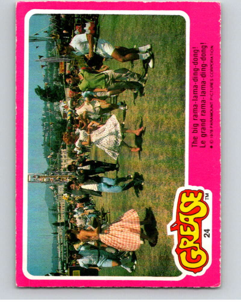 1978 Grease OPC #24 The big rama-lama-ding-dong! V74659 Image 1