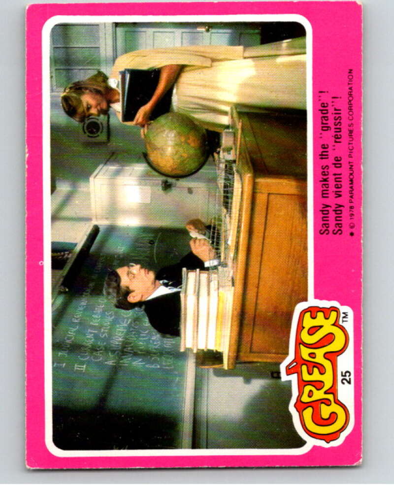1978 Grease OPC #25 Sandy makes the "grade"! V74660 Image 1