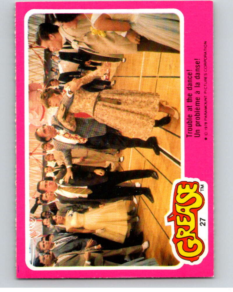 1978 Grease OPC #27 Trouble at the dance! V74665 Image 1