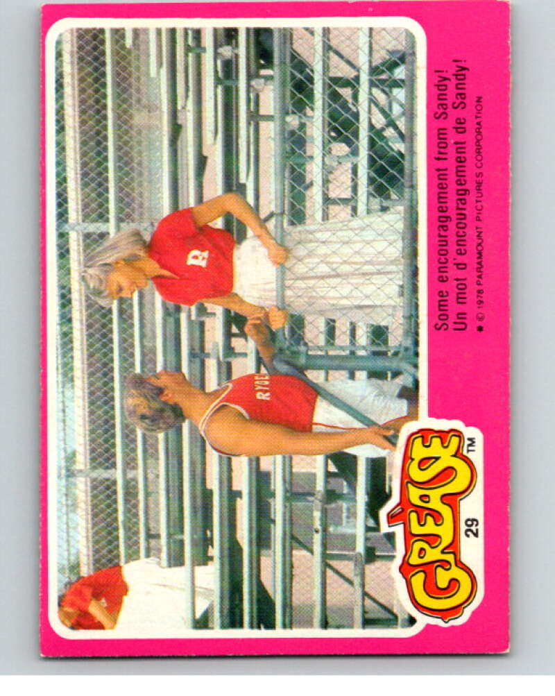 1978 Grease OPC #29 Some encouragement from Sandy! V74669 Image 1