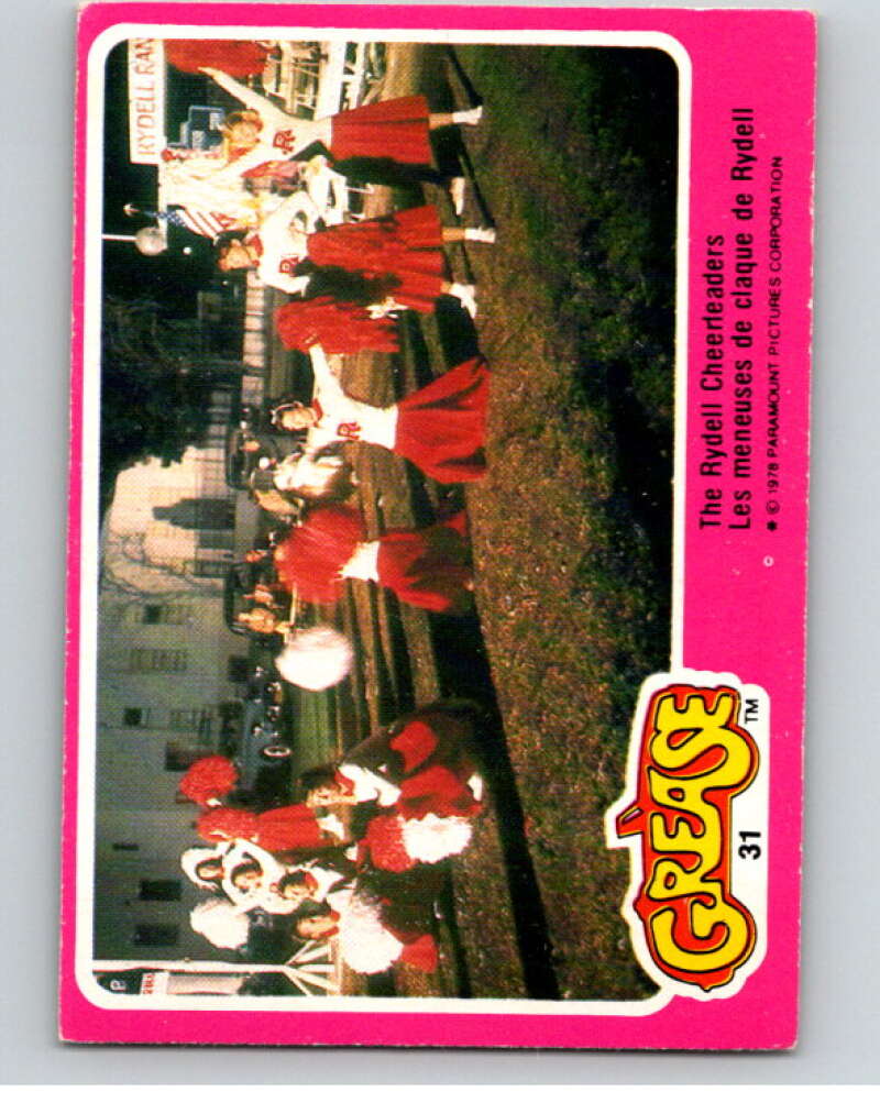 1978 Grease OPC #31 The Rydell Cheerleaders   V74672 Image 1