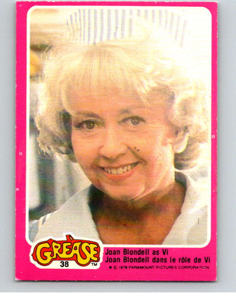 1978 Grease OPC #38 Joan Blondell as Vi V74682 Image 1
