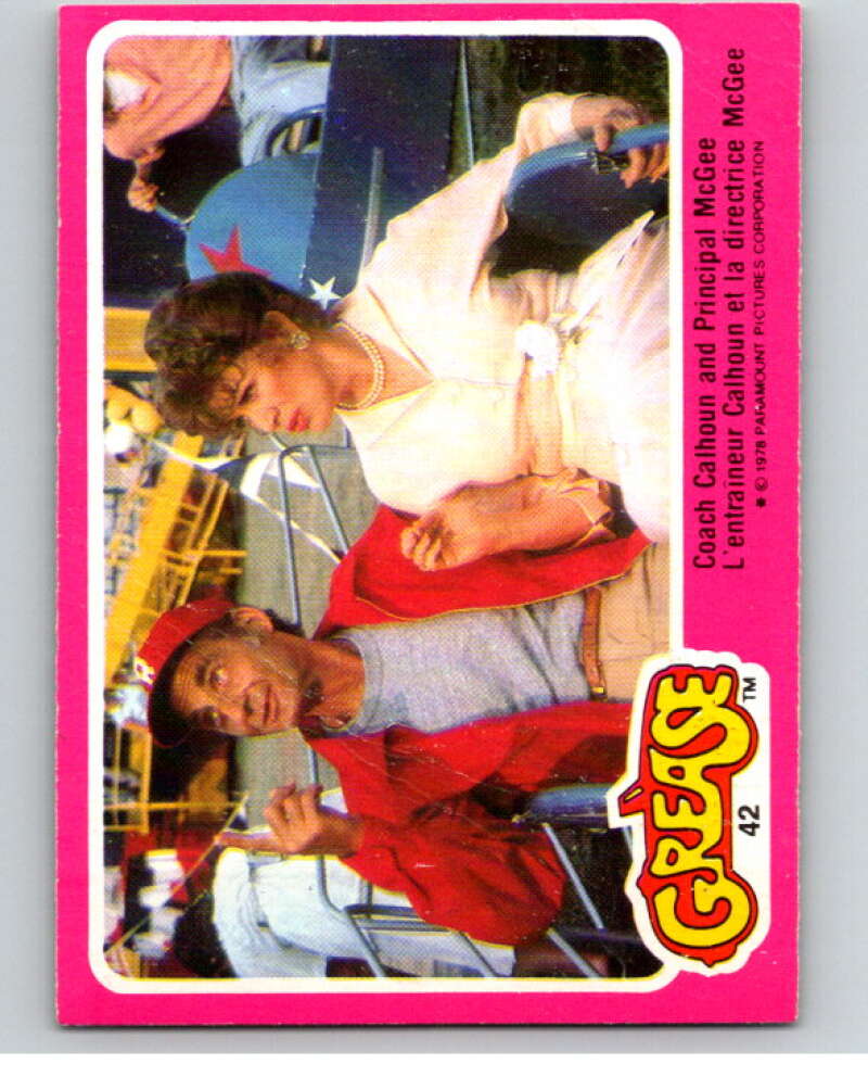 1978 Grease OPC #42 Coach Calhoun and Principal McGee V74687 Image 1