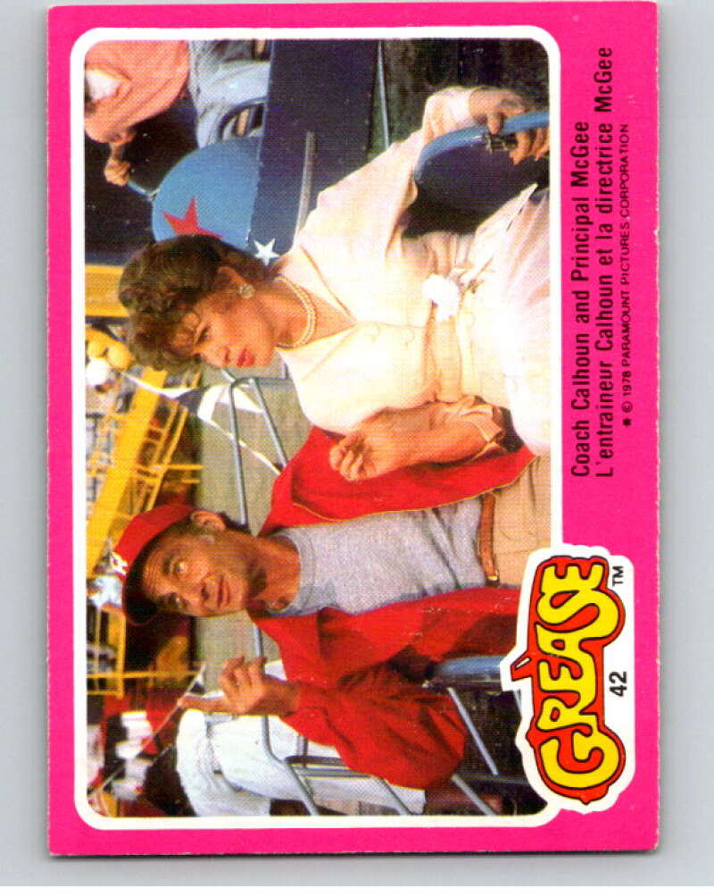 1978 Grease OPC #42 Coach Calhoun and Principal McGee V74688 Image 1