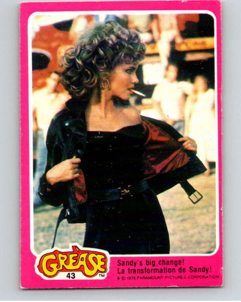 1978 Grease OPC #43 Sandy's big change! V74691 Image 1