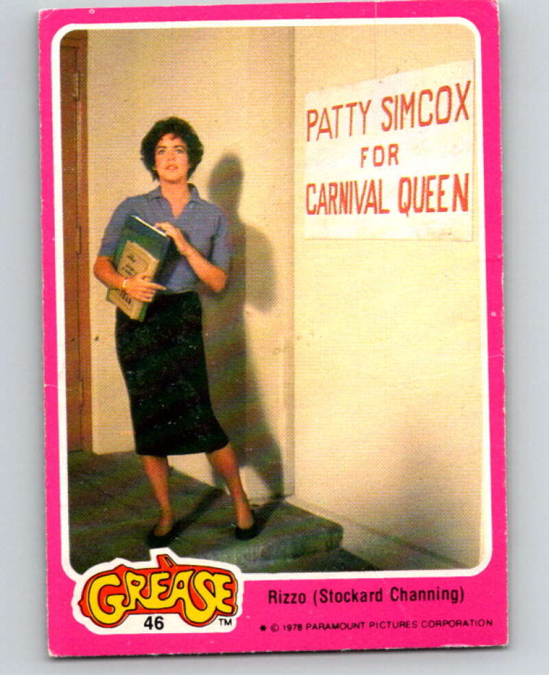 1978 Grease OPC #46 Rizzo Stockard Channing V74695 Image 1