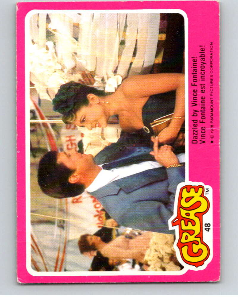 1978 Grease OPC #48 Dazzled by Vince Fontaine! V74697 Image 1