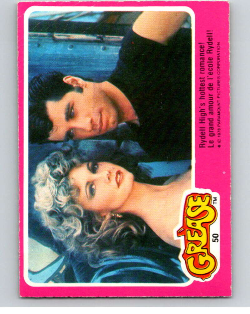 1978 Grease OPC #50 Rydell High's hottest romance! V74703 Image 1