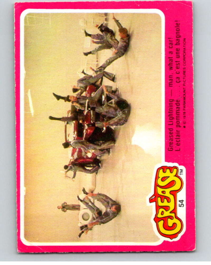 1978 Grease OPC #54 Greased Lightning - man/what a car! V74709 Image 1