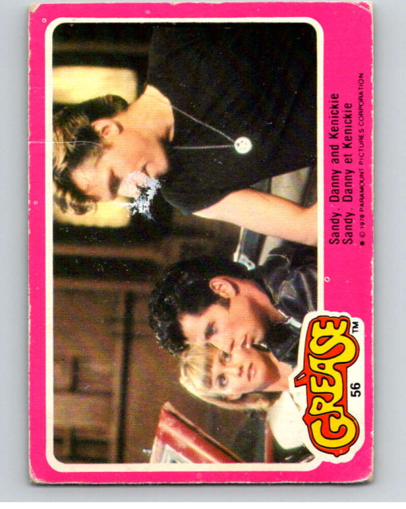 1978 Grease OPC #56 Sandy/Danny and Kenickie V74711 Image 1