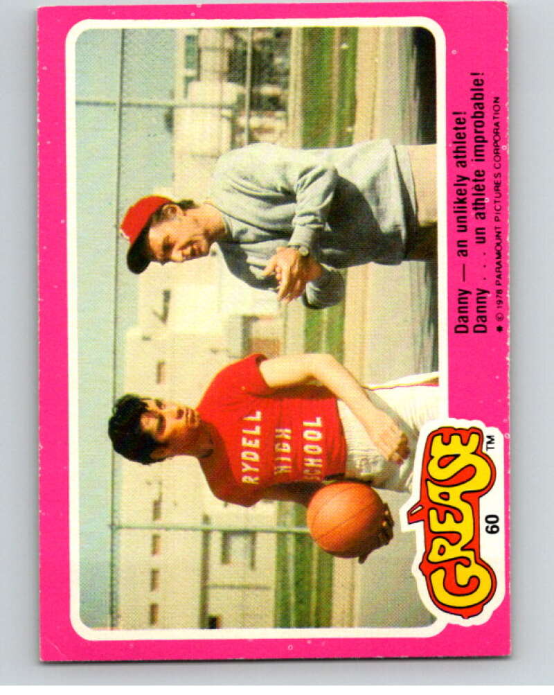 1978 Grease OPC #60 Danny - an unlikely athlete! V74715 Image 1