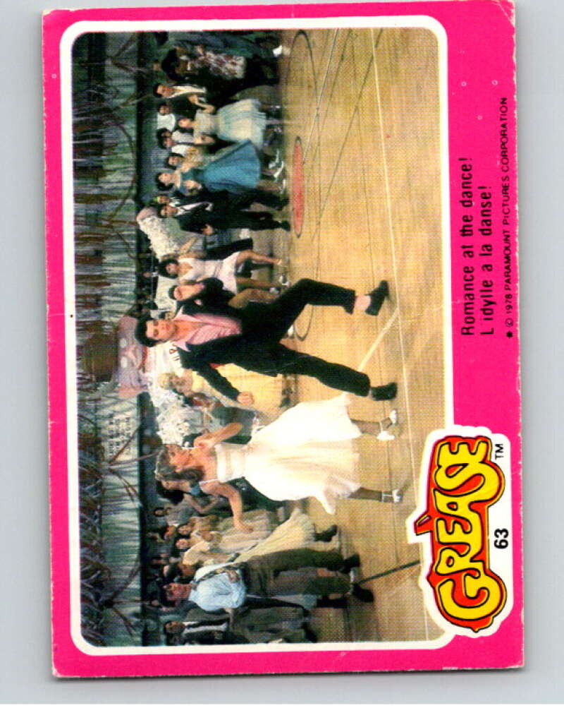 1978 Grease OPC #63 Romance at the dance! V74718 Image 1