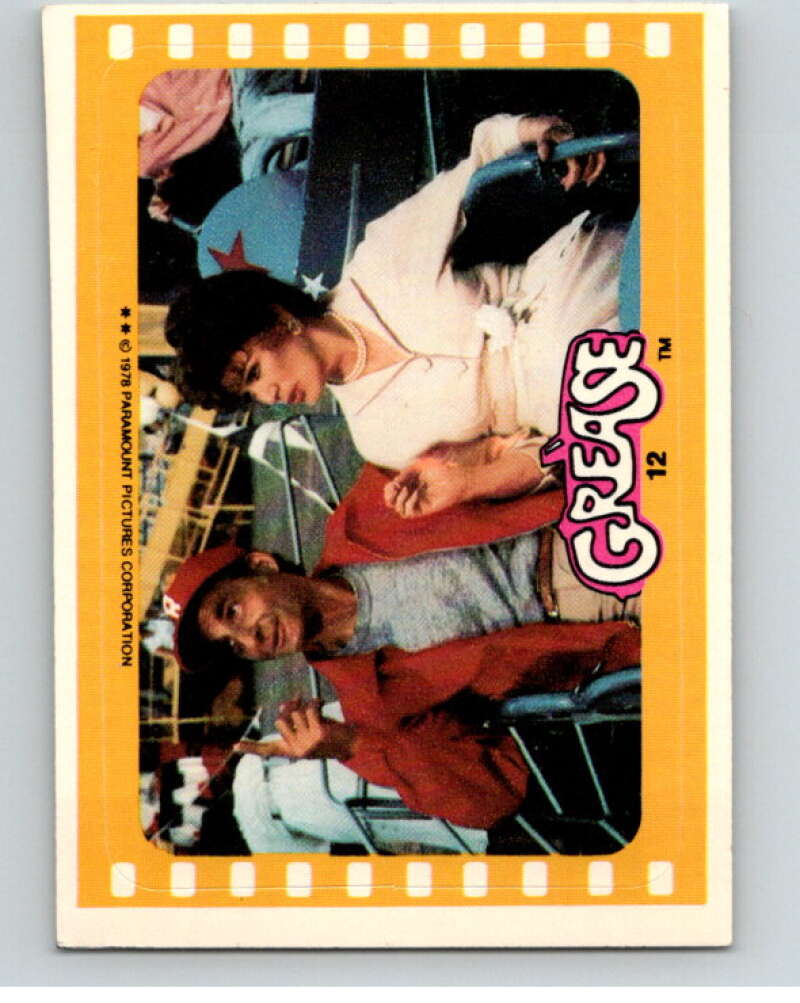1978 Topps Grease Stickers #12 Coach Calhoun and Principal McGee V74726 Image 1
