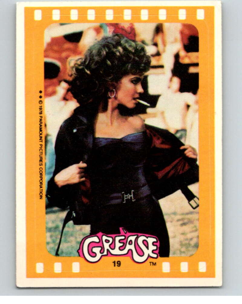 1978 Topps Grease Stickers #19 Sandy's Big Change! V74728 Image 1