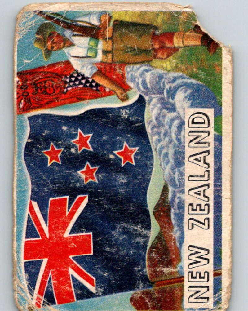 1956 Topps Flags of the World #68 New Zealand V74742 Image 1