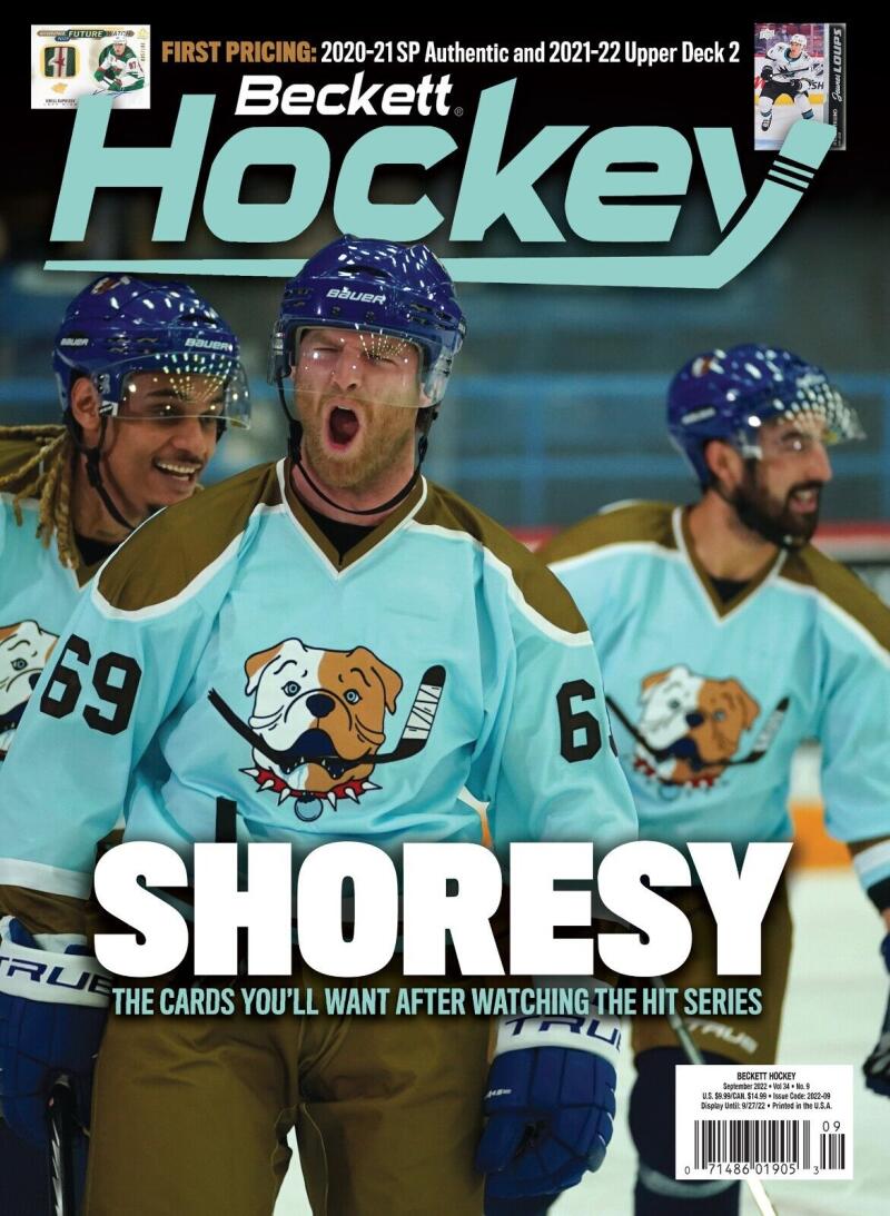 September 2022 Beckett Hockey Monthly Magazine - Shorsey Cover Image 1