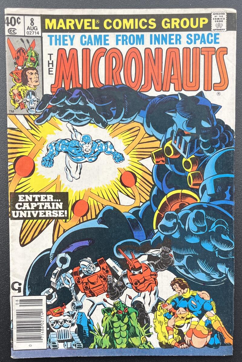 The Micronauts #8 Marvel Comic Book Aug. 1979 - Newsstand Edition CB4 Image 1