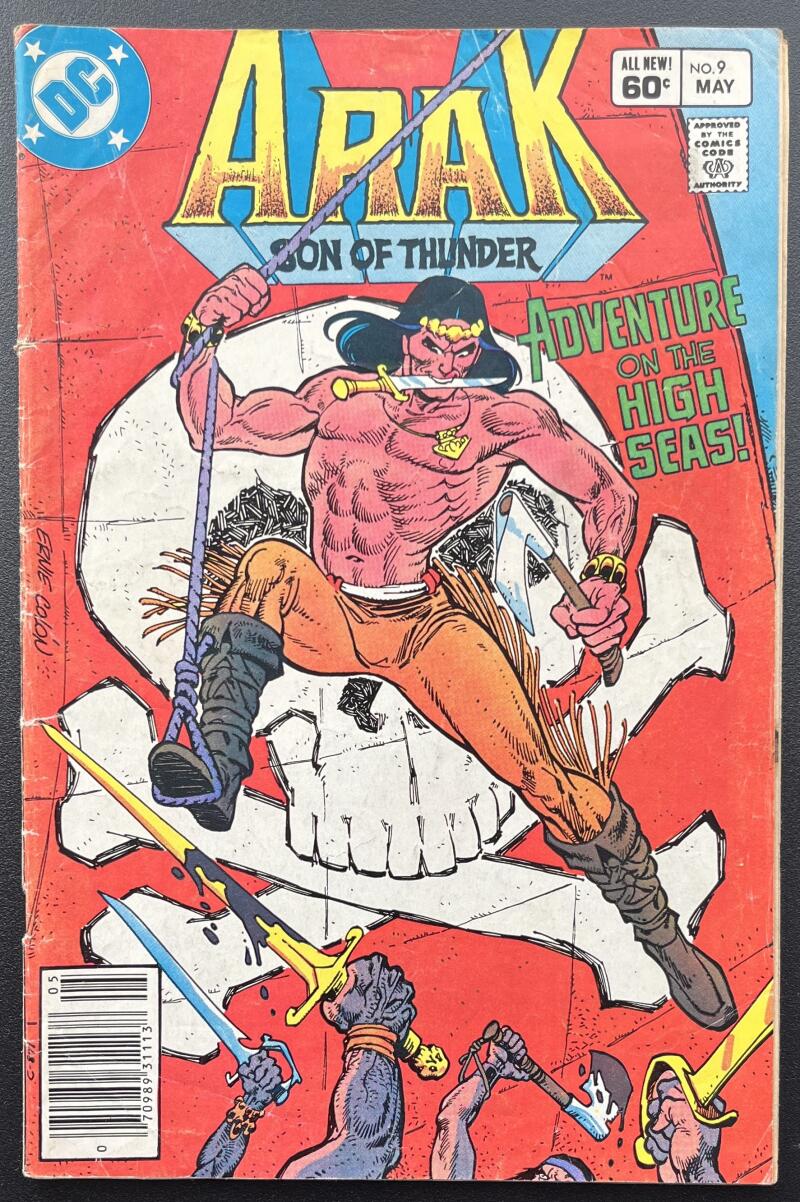 Arak Son of Thunder 9 DC Comic Book May. 1982 Newsstand Edition