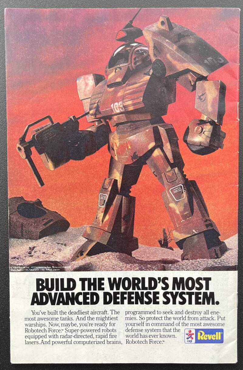 Robotech Defenders #1 DC Comic Book Jan. 1985 - Direct Edition CB8 Image 2