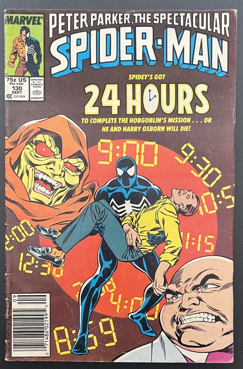 Spider-Man 24 Hours #130 Marvel Comic Book Sept. 1987 - Newsstand Edition CB14 Image 1