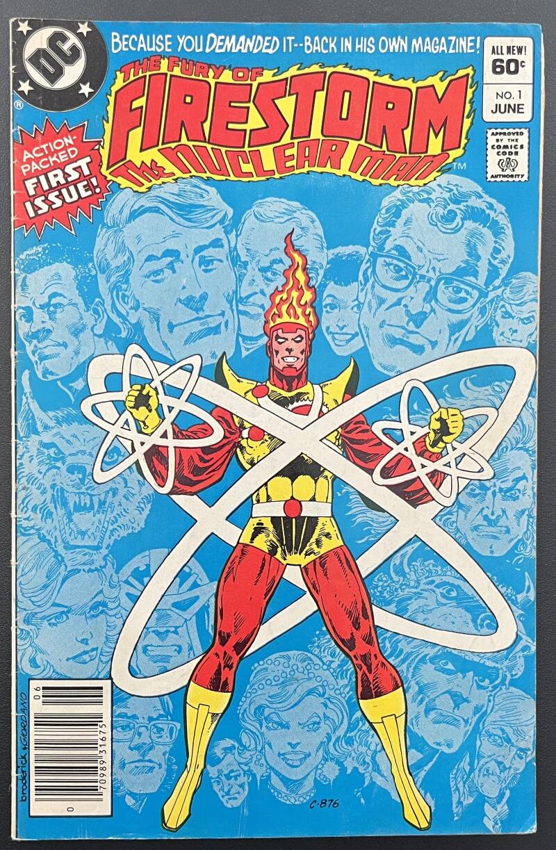 The Fury of Firestorm #1 DC Comic Book Jun. 1982 - Newsstand Edition CB15 Image 1