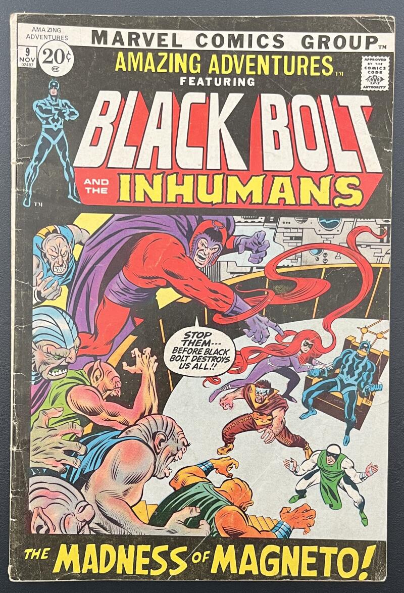 Amazing Adventures Black Bot #9 Marvel Comic Book Nov. 1971 - Bronze Age CB17 Image 1