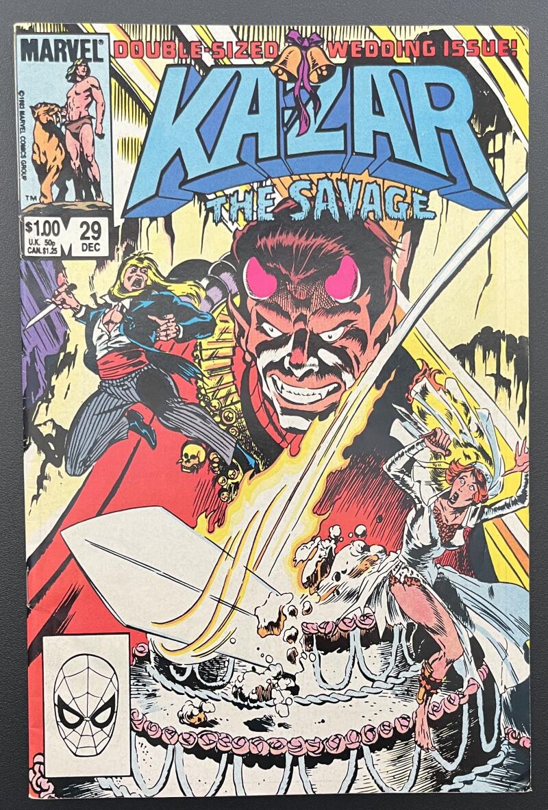 Ka-Zar The Savage #9 Marvel Comic Book Dec. 1983 - Direct Edition CB20 Image 1