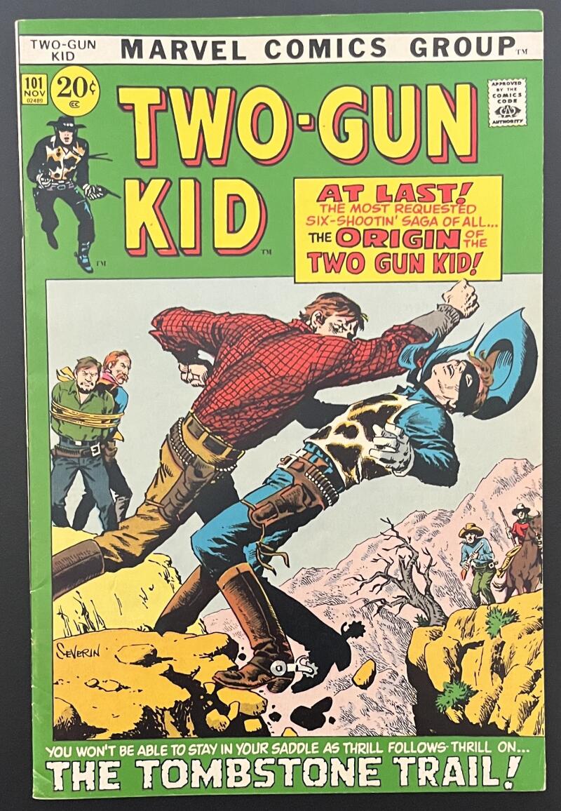 Two-Gun Kid Tombstone Trail #101 Marvel Comic Book Nov 1971 - Bronze Age CB26 Image 1