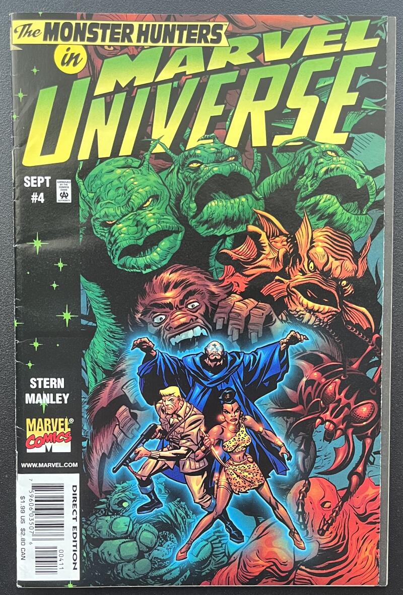 Monster Hunters Marvel Universe #5 Marvel Comic Book Oct. 1998 - Direct Edition CB35 Image 1