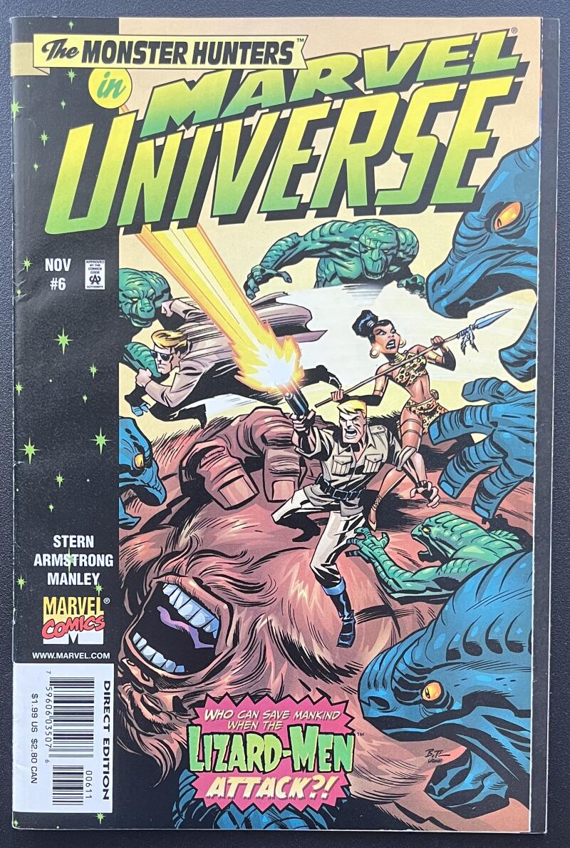 Monster Hunters Marvel Universe #6 Marvel Comic Book Nov. 1998 - Direct Edition CB36 Image 1