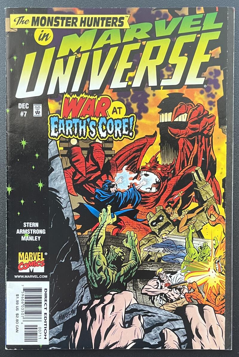 Monster Hunters Marvel Universe #7 Marvel Comic Book Dec. 1998 - Direct Edition CB37 Image 1