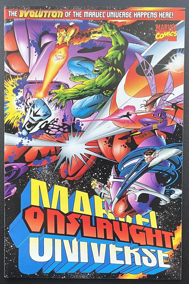 Marvel Onslaught Universe #1 Marvel Comic Book Oct. 1996 - Direct Edition CB38 Image 1