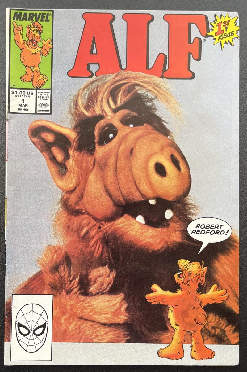 Alf Television Show #1 Marvel Comic Book Mar. 1988 - Direct Edition CB42 Image 1