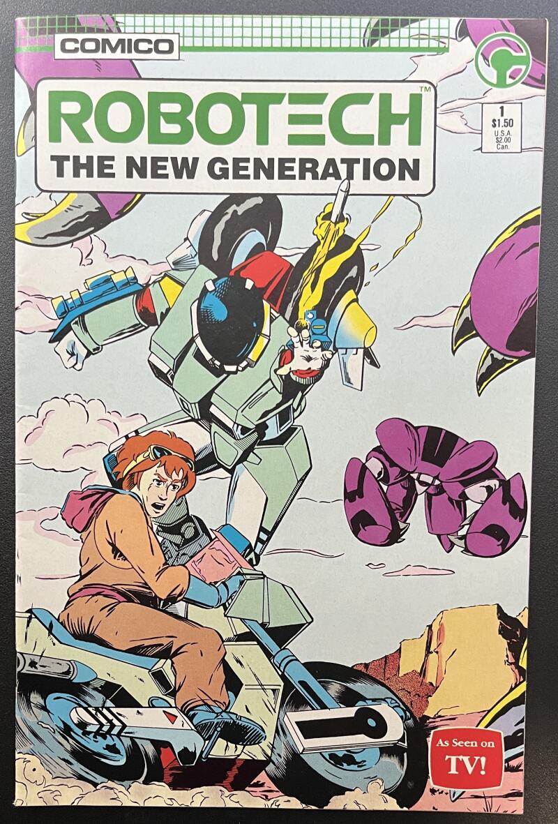 Robotech New Generation #1 Comico Comic Book Aug. 1985 - Bronze Age CB46 Image 1