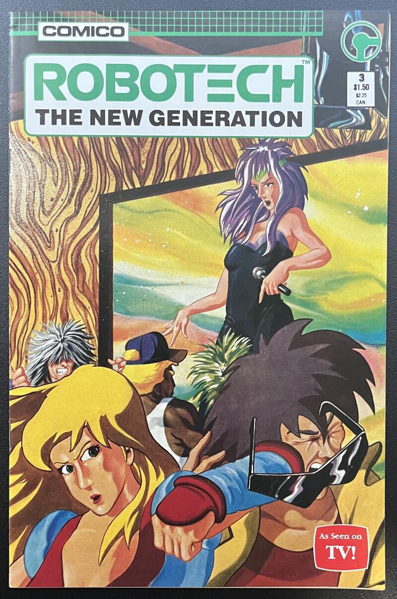 Robotech New Generation #3 Comico Comic Book Oct. 1985 - Bronze Age CB47 Image 1