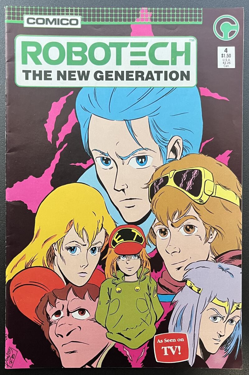 Robotech New Generation #4 Comico Comic Book Dec. 1985 - Bronze Age CB48 Image 1