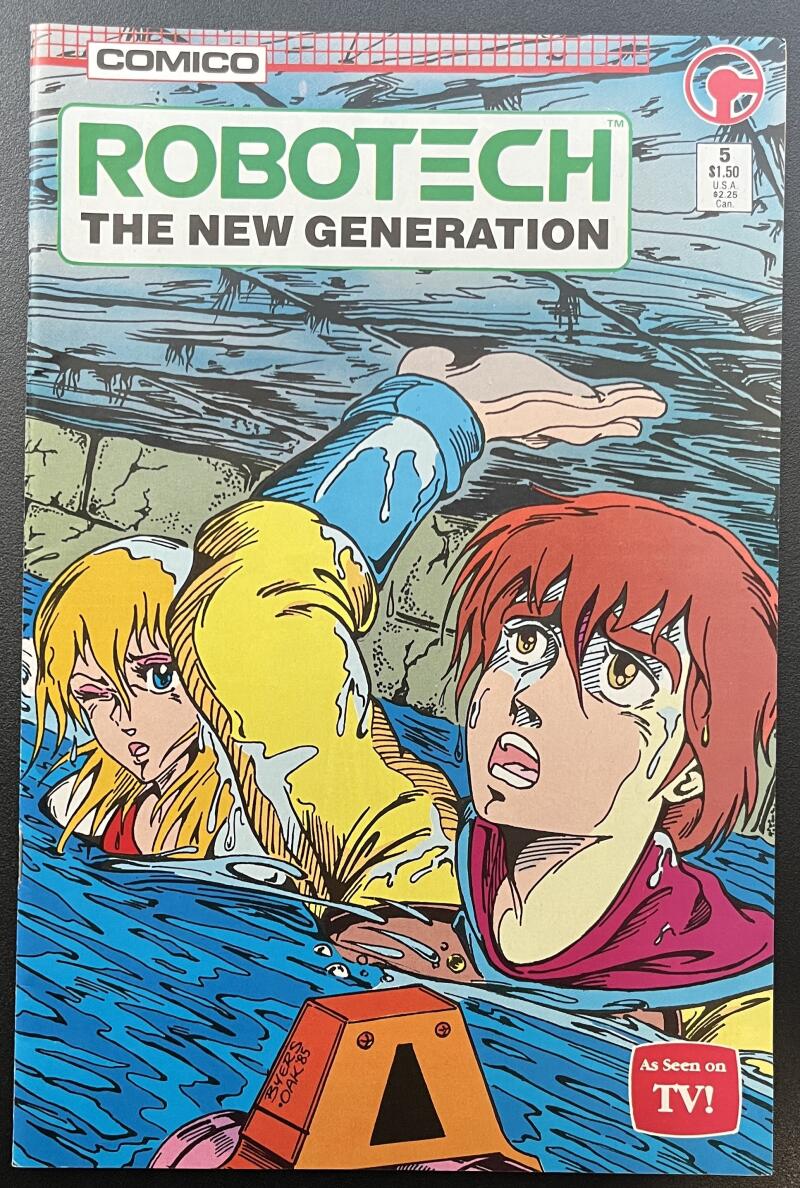 Robotech New Generation #5 Comico Comic Book Jan. 1986 - Modern Age CB49 Image 1