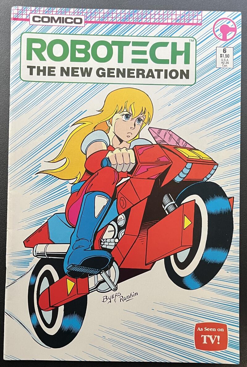 Robotech New Generation #6 Comico Comic Book Mar. 1986 - Modern Age CB50 Image 1