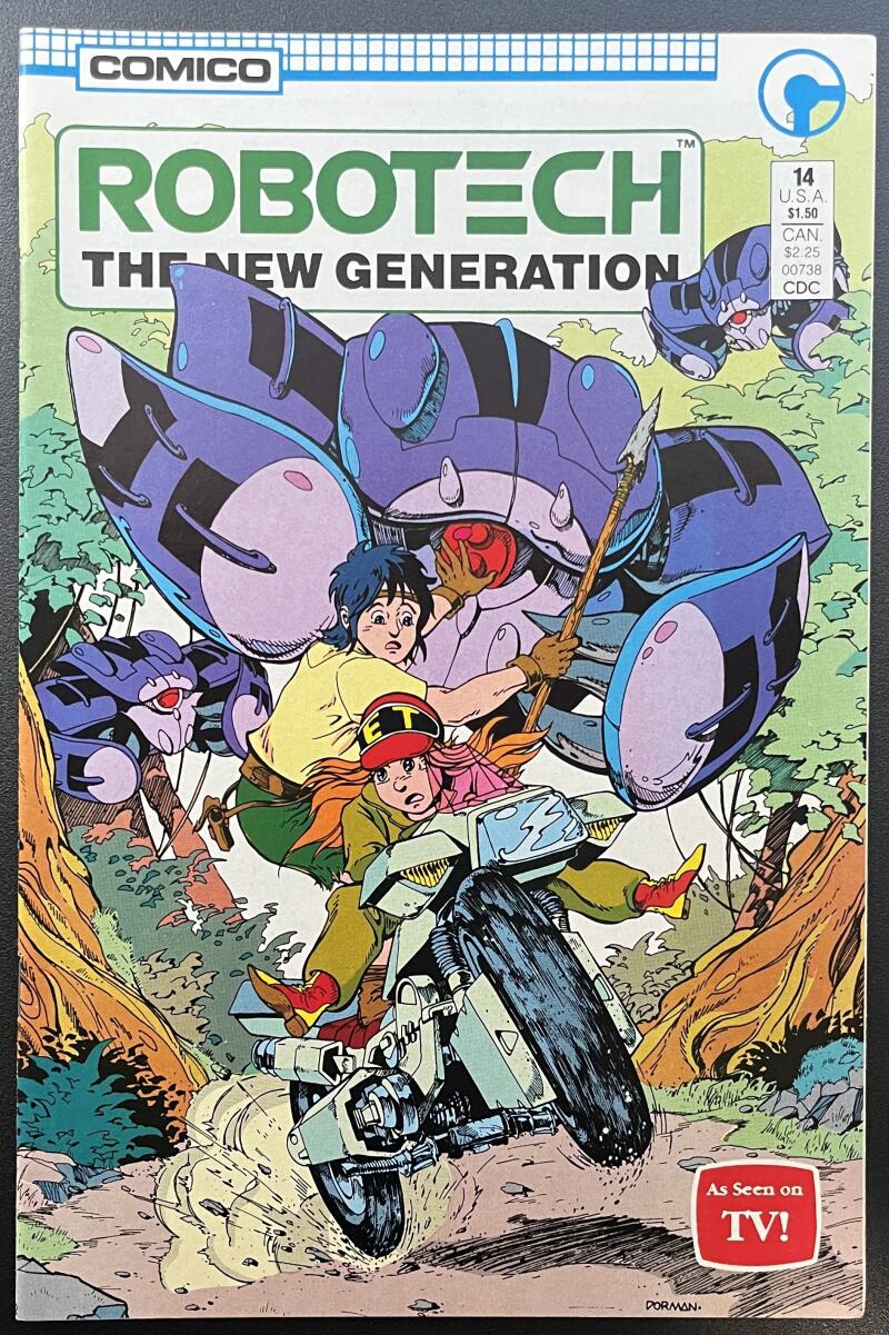 Robotech New Generation #14 Comico Comic Book Mar. 1987 - Modern Age CB56 Image 1