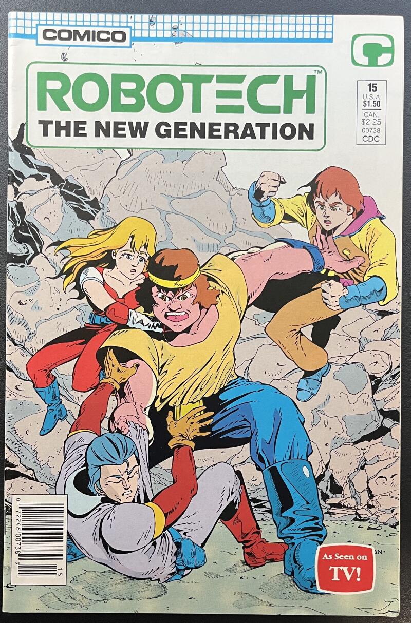 Robotech New Generation #15 Comico Comic Book Apr. 1987 - Modern Age CB57 Image 1