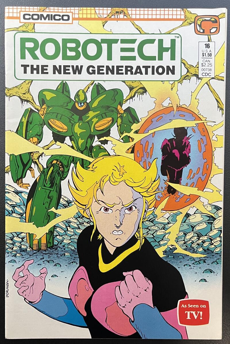 Robotech New Generation #16 Comico Comic Book Jun. 1987 - Modern Age CB58 Image 1