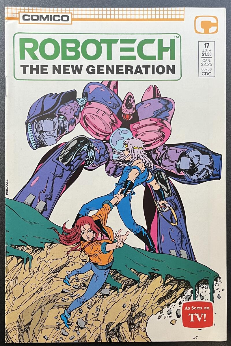 Robotech New Generation #17 Comico Comic Book Jul. 1987 - Modern Age CB60 Image 1