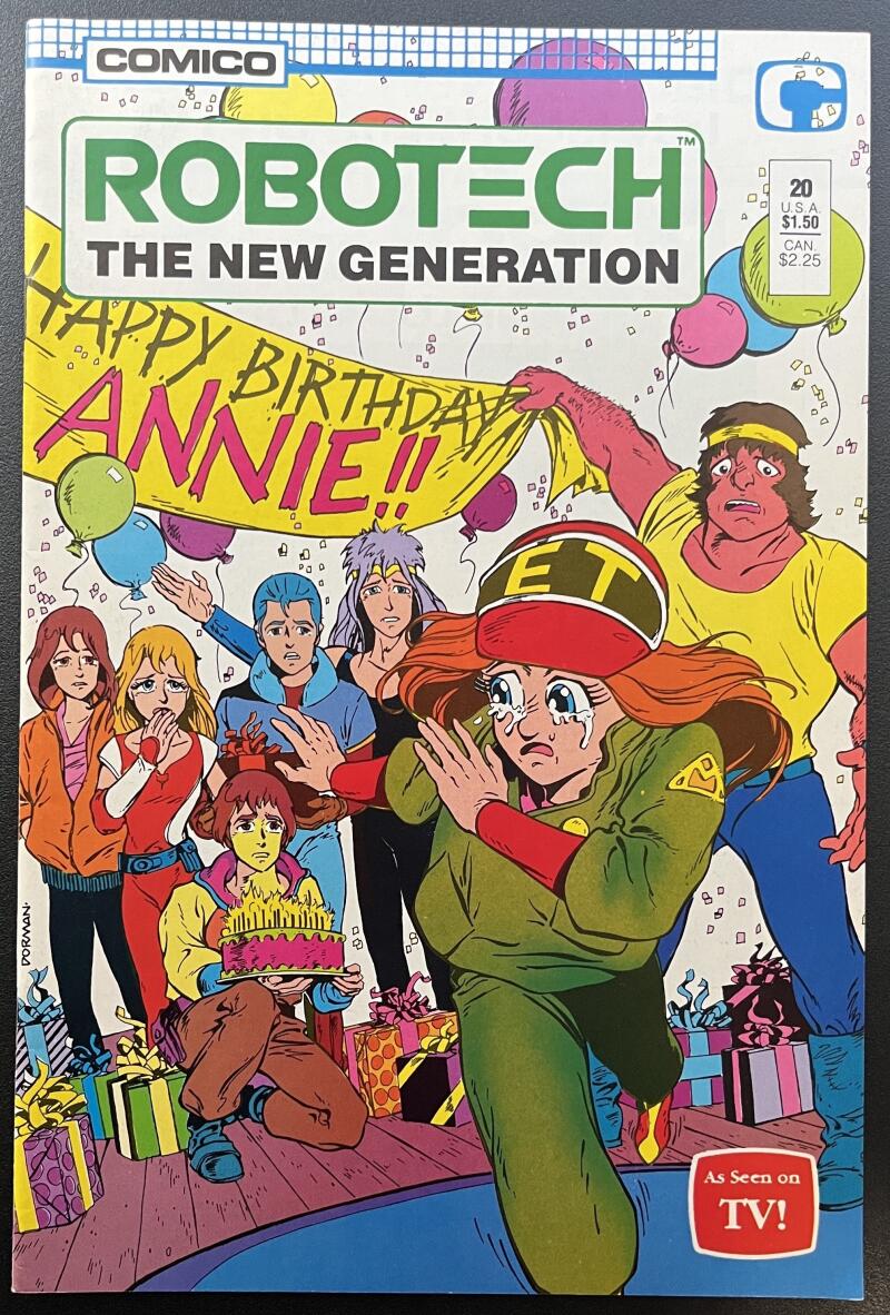 Robotech New Generation #20 Comico Comic Book Dec. 1987 - Modern Age CB62 Image 1