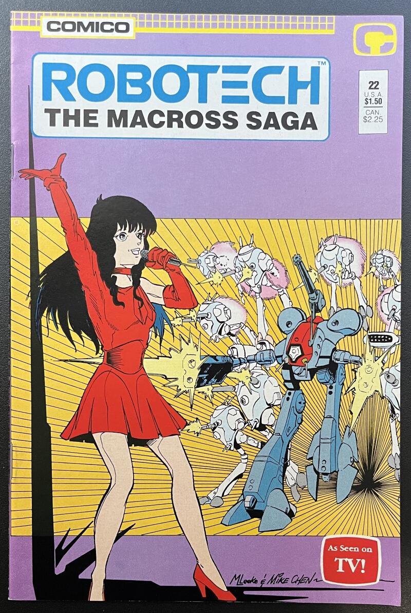 Robotech New Generation #22 Comico Comic Book Sep. 1987 - Modern Age CB64 Image 1