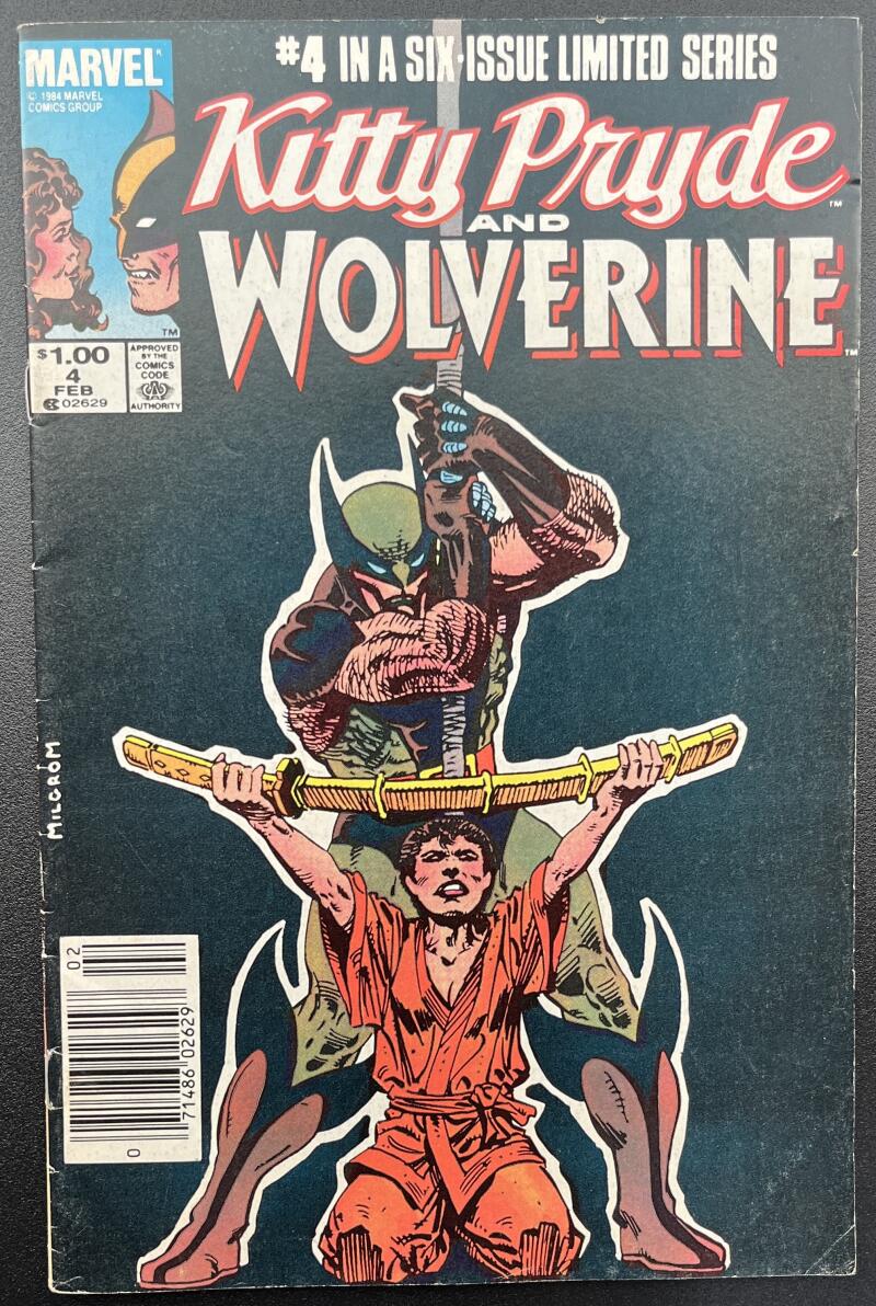 Kitty Pryde and Wolverine #2 Marvel Comic Book Jan. 1985 Newsstand Edition - CB76 Image 1